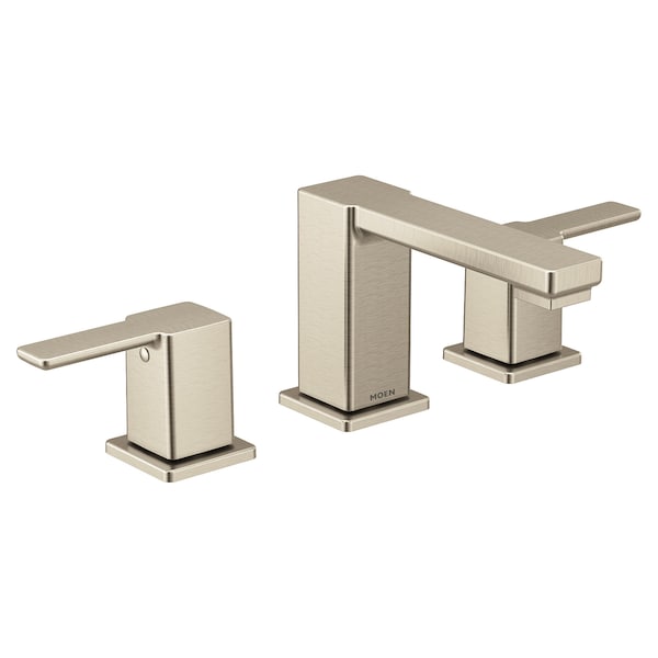 Two-Handle Bathroom Faucet Brushed Nickel